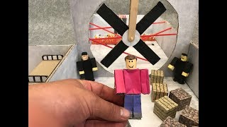 ROBLOX. Prison Break. Cardboard game. DIY