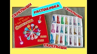 Распаковка СКРЕПЫШИ / В магазин за скрепышами /  коробка для скрепышей
