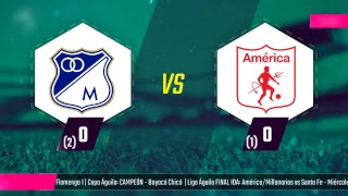 EN VIVO SEMIFINAL: Millonarios vs América