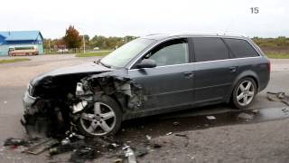 Kaune susidūrė dvi "Audi"