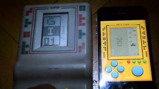 Original Brick Game vs "Classic" Brick in smartphone (HD)