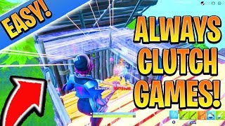 How to STOP CHOKING Games! Fortnite Ps4/Xbox Tips and Tricks Season 9 (How to Win in Fortnite)