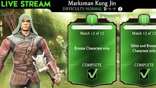 MK Mobile Live Stream. Marksman Kung Jin Challenge Gameplay. Pack Opening.