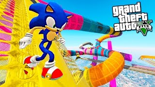 GTA 5 моды: СОНИК(sonic) на рампах - Карты на прохождение
