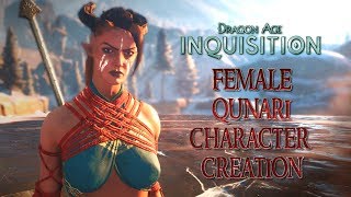 Dragon Age Inquisition - Female Qunari Adaar Fast Character Creation
