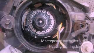KIA Magentis замена линз на биксеноновые Hella 3R