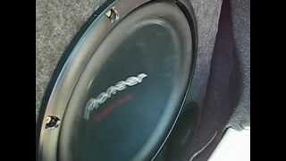 Pioneer 12 400wrms Projeto da Bonde sound car