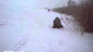 Рыбалка в начале февраля 2011 видеозаметки с курахово