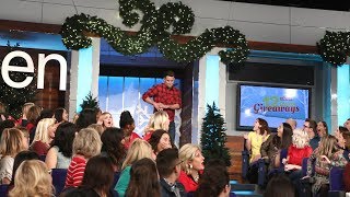 Ellen Surprises the Audience with Channing Tatum During 12 Days!