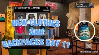 *NEW* BACKPACKS AND CLOTHES IN NBA 2K20! DAY 11! NBA 2K20 BEST DRIPPY OUTFITS EVER! BACKPACK GLITCH