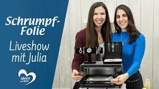 Schrumpf-Folie - Facebook live vom 13.01.2020 - Basteln mit Julia - Ideen mit Herz