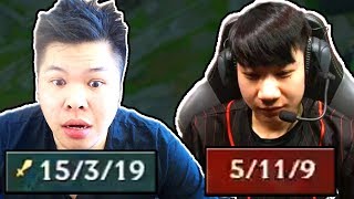I COMPLETELY DESTROYED AN LCS PLAYER WHILE I WAS ON ADC!! - Challenger to RANK 1