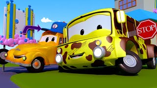 Автобус Лили - Автомойка Эвакуатора Тома в Автомобильный Город ? детский мультфильм