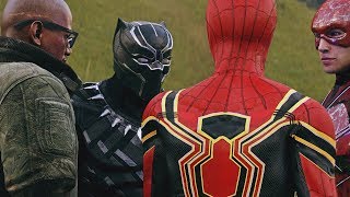 THANOS vs AVENGERS vs IRON SPIDER-MAN, HULK BUSTER , BLACK PANTHER, THE FLASH, COSMIC SPIDER-MAN