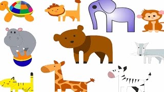 Животные для детей с паровозиком Бусинкой. Паровозик зоопарк. Развивающие мультики про машинки.