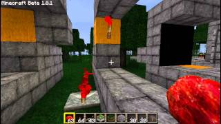 Уроки по Minecraft: Как сделать скрытый проход. Активаторы.