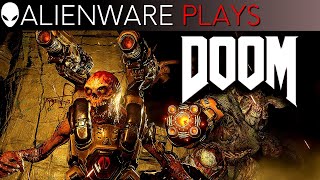 DOOM Gameplay on Alienware 17 Gaming PC Laptop (GTX 1070)