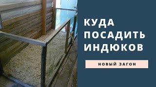 Загон для индюков // Переселение индеек // Жизнь в деревне