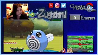 LAVERRE CITY! Shiny Poliwag on 5 fishing Chain - Shiny Map Quest Pokemon X