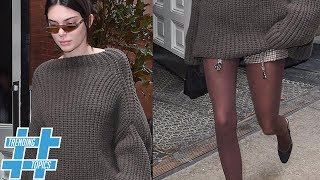 Kendall Jenner & More Celebs Replace Fishnets with Colored Tights | HS Trending Topics