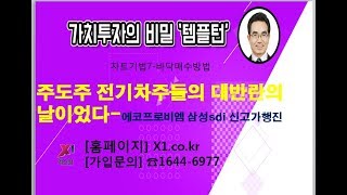 [주식투자]주도주 전기차주들의 대반란의 날이었다-에코프로비엠 삼성sdi 신고가행진[2020.2.11]