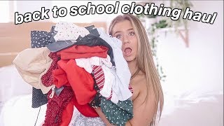 huge back to school try on clothing haul 2018!