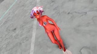 MMD R-18 Miss Kasane Drops It