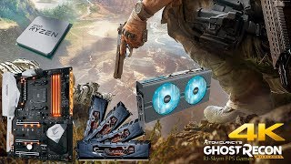 Ghost Recon Wildlands 4k  Ryzen7 1700 RX 580 8G