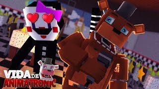 Minecraft: VIDA DE ANIMATRONIC #35 - A MULHER PUPPET ESTÁ APAIXONADA!! ( FIVE NIGHTS AT FREDDY'S )