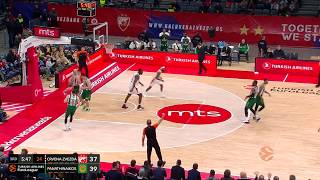 Crvena Zvezda mts Belgrade - Panathinaikos OPAP Athens 78-73 | Highlights | Round 23
