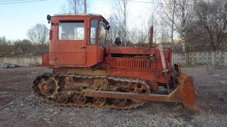 Видео №2. Трактор ДТ-75 ДЕРС2 с бульдозерным оборудованием, 2007 г. в.