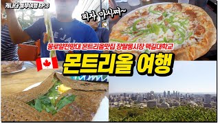 ?? 캐나다 동부여행 ep.3 몬트리올 몽로얄 전망대 | 장딸롱 시장 | 피자,베이글,크레페 맛집 | 맥길 대학교 | Canada Montreal Trip