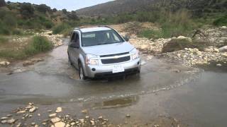 Chevrolet Equinox off-roading
