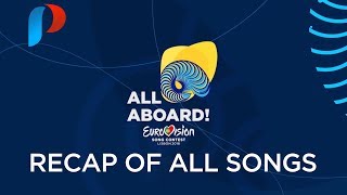 Eurovision Song Contest 2018 - Recap of ALL Songs!