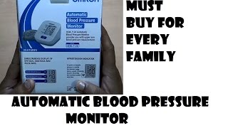 Omron Automatic Blood Pressure monitor  How to use