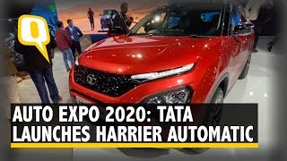 Auto Expo 2020: First Look at Tata Motor's New Harrier Automatic Model | The Quint