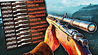 TOP 50 COD:WW2 BANGERS! INSANE SNIPER MONTAGE