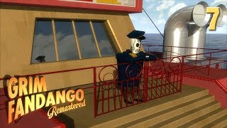 Grim Fandango Remastered Прохождение #7 ● Карточка профсоюза. Отплытие [Без комментариев]