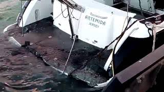 ОДЕССА/ODESSA МОРСКОЙ ВОКЗАЛ ПОДЪЕМ ЗАТОНУВШЕЙ ЯХТЫ (КАТЕРА)8