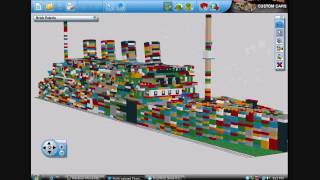 Lego Titanic in Lego Digital Designer