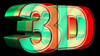 HIGH QUALITY!!! 3D VIDEO 3 (red and cyan) Blue Glasses