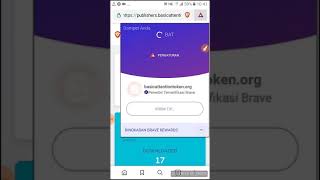 Cara CLAIM BONUS $5 BAT  BRAVE BROWSER android|| Browser per REFF $5