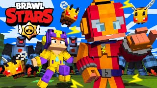 BRAWL STARS ANIMATION : BEA and MAX INCOMING  - MINECRAFT ANIMATION