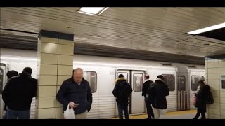 Toronto Holiday Subway Ride - Going To My Sister's On Xmas Day From Dundas To Dufferin Station - 4K