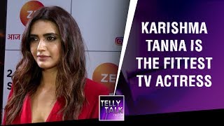 Karishma Tanna Wins Most Fit Actress | Zee Gold Awards 2018