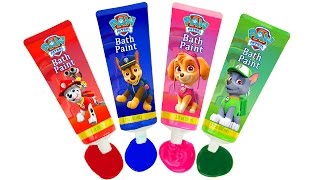 Finger paint to learn colors with paw patrol