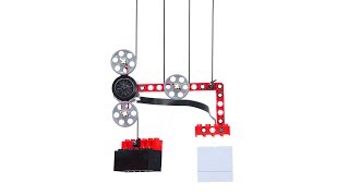 Experiment of block and tackle : LEGO Technic