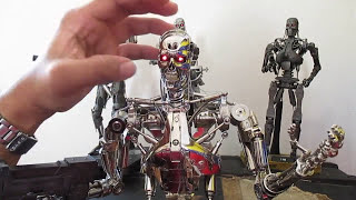 The Terminator 1/4 Endoskeleton Hot toys ESPAÑOL