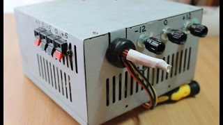 Компьютерный блок питания: переделка в универсальный.