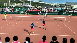 ★高校ソフトテニス　近畿夏季2015　個人戦　女子　決勝戦　笠井・鈴木（和歌山信愛高校）ー梶尾・吉田（昇陽高校）